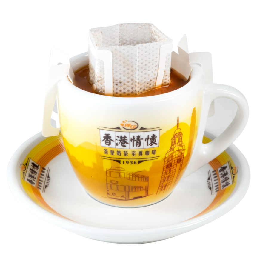 港式西冷紅茶掛耳濾包 + 黑白全脂淡奶套裝
