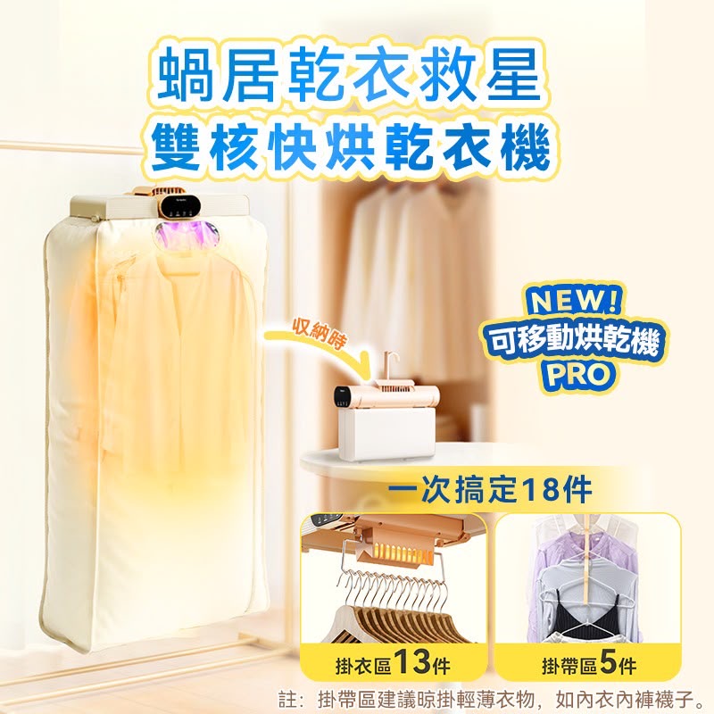 Yohome MiniFold速乾乾衣機 PRO 2.0