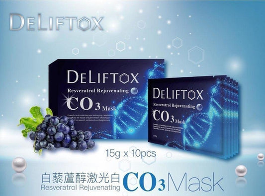 Deliftox 白藜蘆醇激白Co3重生面膜