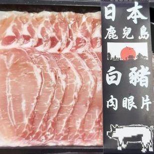 日本鹿兒島白豬肉眼片 250g